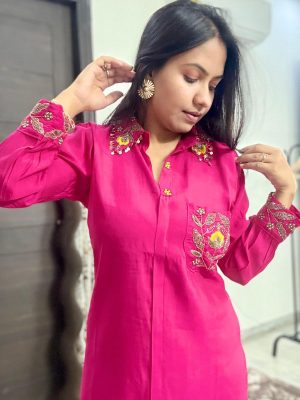 Coord Set Roman Silk Sleeves